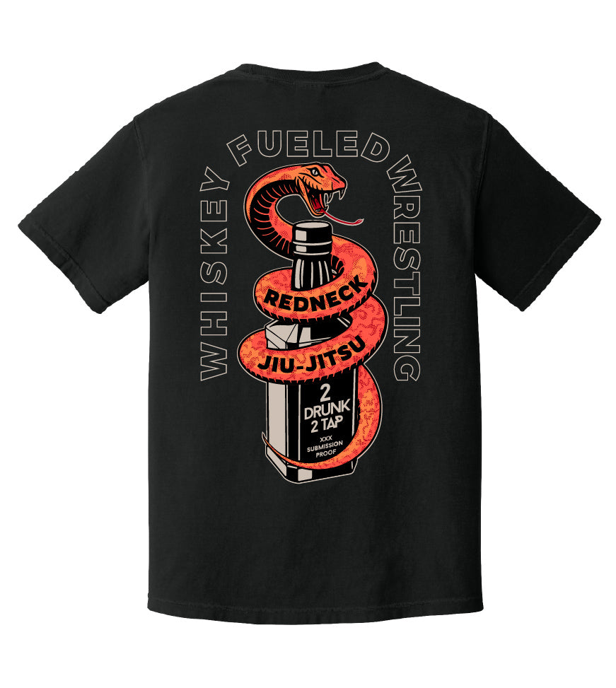 Whiskey Fueled Wrestling Tee